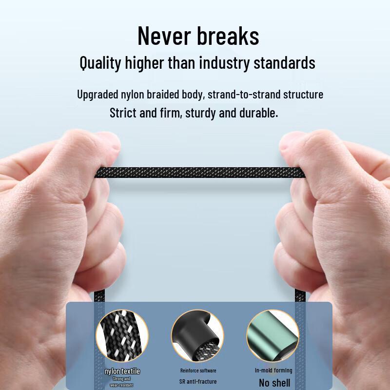 OKSJ Type-C To Type-C Magnetic Fast Charging Cable (PD 65W, 2m)