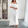 Women's Bohemian Sexy Off-Shoulder Short Sleeve Dress for Summer