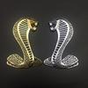 Pegatina Emblema 3D de Serpiente Cobra Cobra de Metal para Coche Auto Shelby Mustang Oro, Plata GT MYCT-54