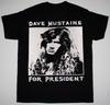 Retro Dave Mustaine Megadeth For President Shirt Black D2079