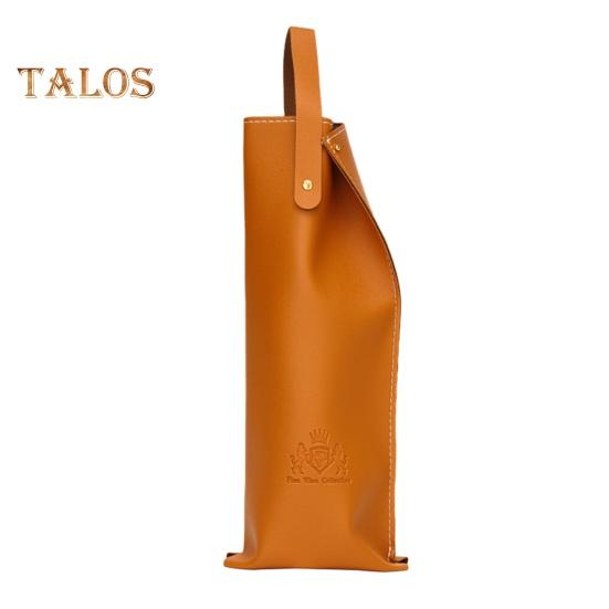 Wine Bag Elegant Stylish Champagne Wine Bottles Tote Carrier Fake Leather Wine Packaging Bag for Home