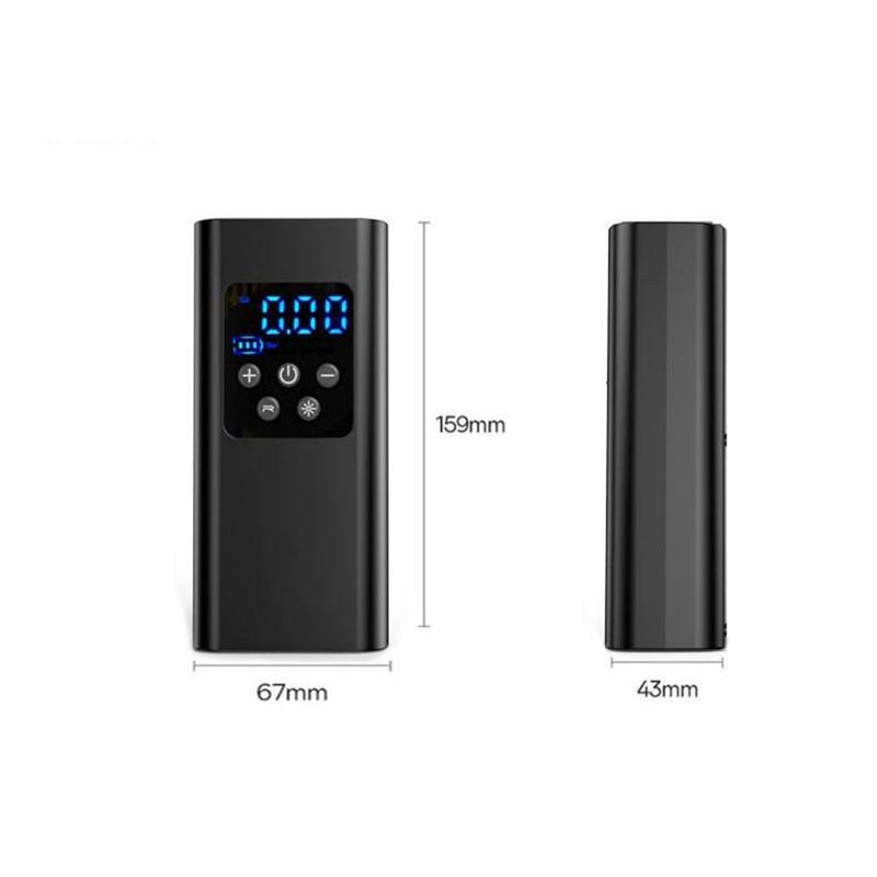 Wireless/Wired Electric Tire Inflator Lcd Digital Display Portable Tyre Inflator With Led Light Digital Inflator Inflatable Pump