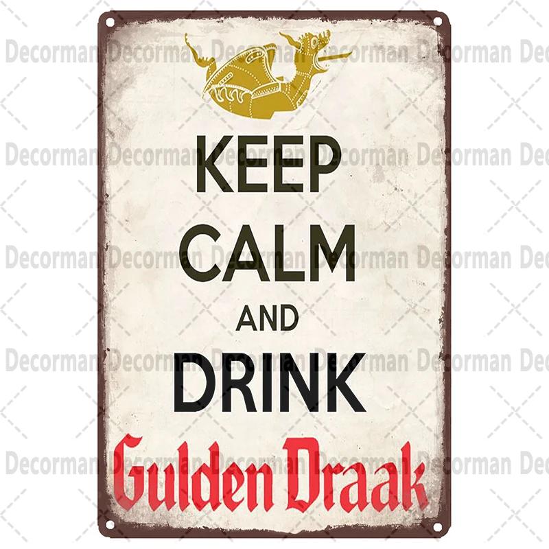 [ Mike86 ] Birra Belga PALM FILOU Cartello Metallico Poster Pittura Negozio Pub Decorazione LTA-3187 20*30 CM decoro vintage