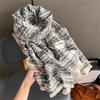 Luxury Brand Floral Print Scarf for Women Warmer Winter Cashmere Pashmina Scarves Shawls Female Thick Blanket Wraps Foulard