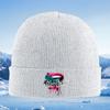 Lips tongue text splatter falling reverse Men Women Unisex Knitted Hat Beanie Pullover Cap Winter Thermal Warm Christmas Outdoor