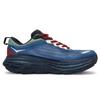 HOKA One One Bondi 8 Low Top Running Shoes Men's Blue Red 1123202-BBLC(Team80-)