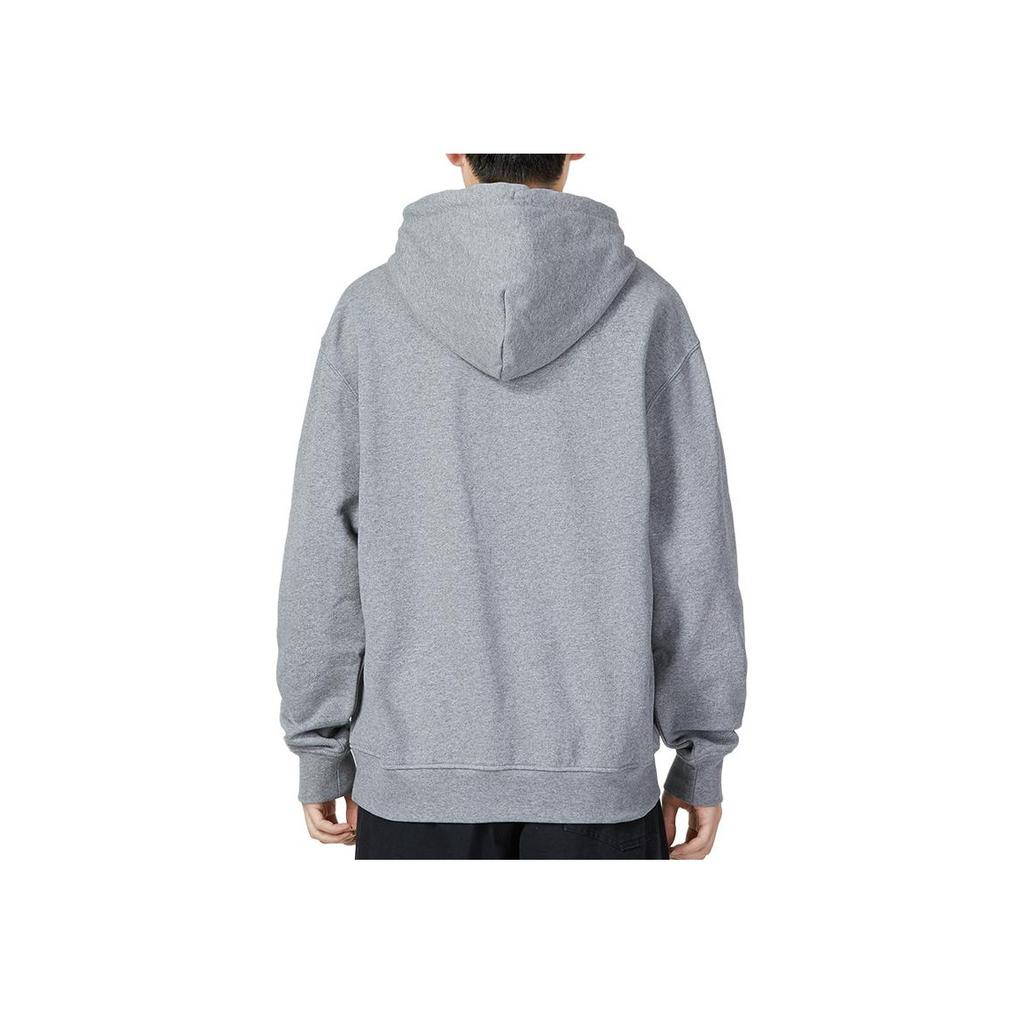 Jordan Sudadera con Capucha con Cordón y Estampado de Logotipo con Forro Polar Manga Larga Tops para Hombre Gris DQ7339-091