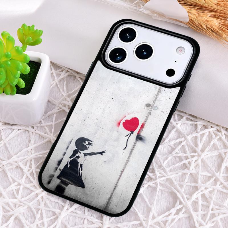 Graffiti soft Phone Case for iPhone 17 Air 16 15 11 12 14 13 Pro Max Shockproof Cover