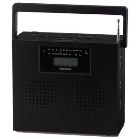 

OHM ELECTRIC Radio Cassette Player RCD-R30N-K [Black] чорний
