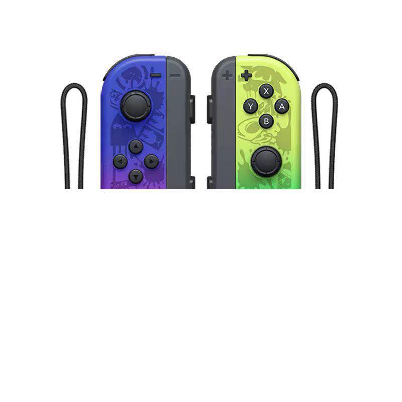 NS Switch JoyCon Bluetooth Controller with Left/Right Handles, Remote Wake-Up, and Hand Strap