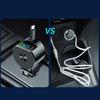 Portable Car Charger with Extendable Cord Support PD30W Quick Charging 12V-24V Wide Voltages Compatibility for Phones