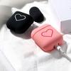 Hard PC Airpods Case Love Heart Earphone Case Cute Design Charging Box  FOR Airpods 2