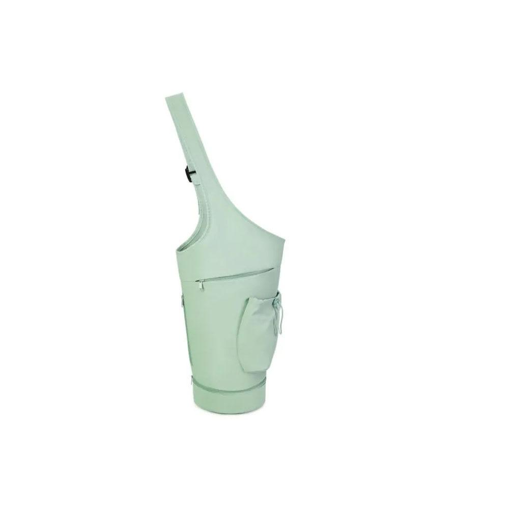 

Большая сумка-переноска для коврика для йоги Ope, водонепроницаемая, с влажным карманом, спортивная сумка, портативная сумка-держатель для коврика для йоги, спортивная сумка зелёный