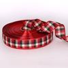 Charming 2m Scottish Plaid Christmas Ribbon Versatile Fabric For Stylish Trees