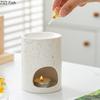 Gevlekte Textuur Rookverspreider Houtblok Aromatherapie Schaal Kamer Aroma Diffuser Reukvat Rookas Schaal Huis Aroma Container