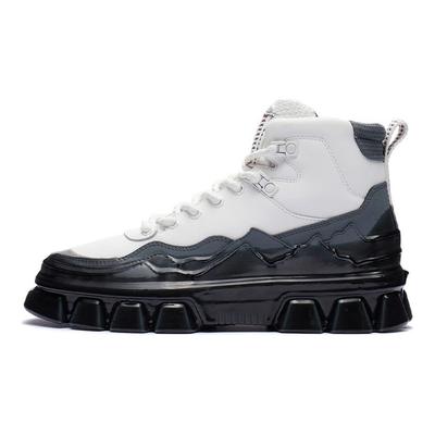 Li Ning CF Classic Casual High-Top Sneakers Unisex-Sneakers Wolkenweiß AGCR488-1