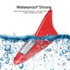 Universal Car Shark Fin Antenna with Solar Energy Led Warning Light Auto Radio Signal Aerial Roof Anticollision Safety Lights