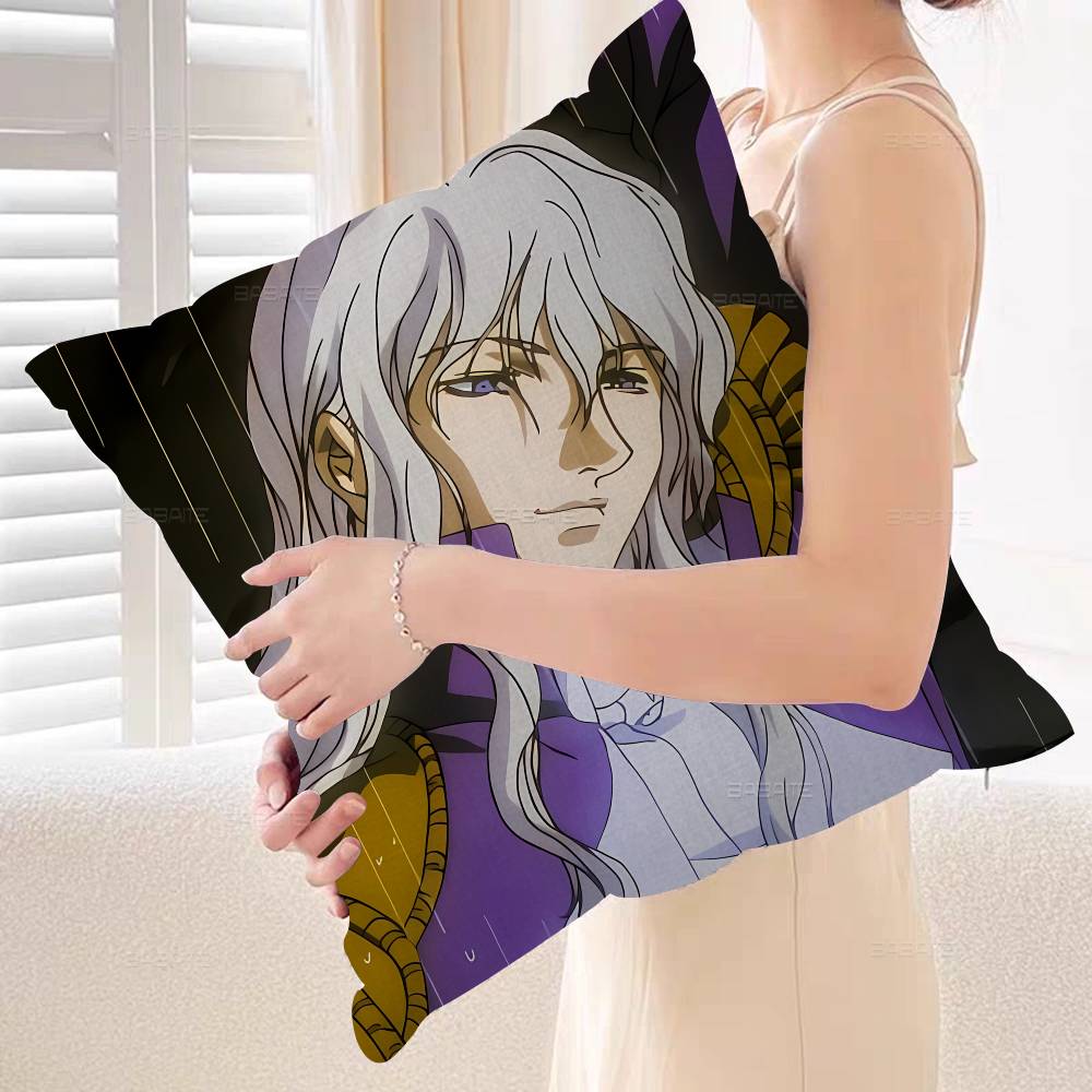 Anime Berserk Cushion Cover Car Throw Pillow Case For Sofa Car Christmas Gift xcm xcm