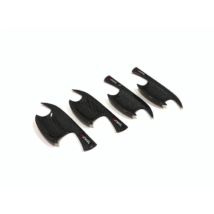 For Haval Jolion H6 PHEV    2024 ABS Glossy Black Door Handle Cover Bowl Frame Trims Sticker Car Styling Accessories