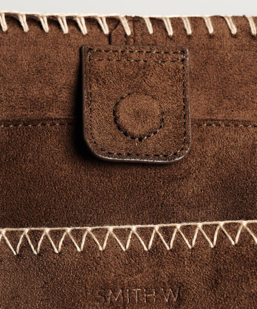 Smithw Suede Breeze Bag (Dark Brown)