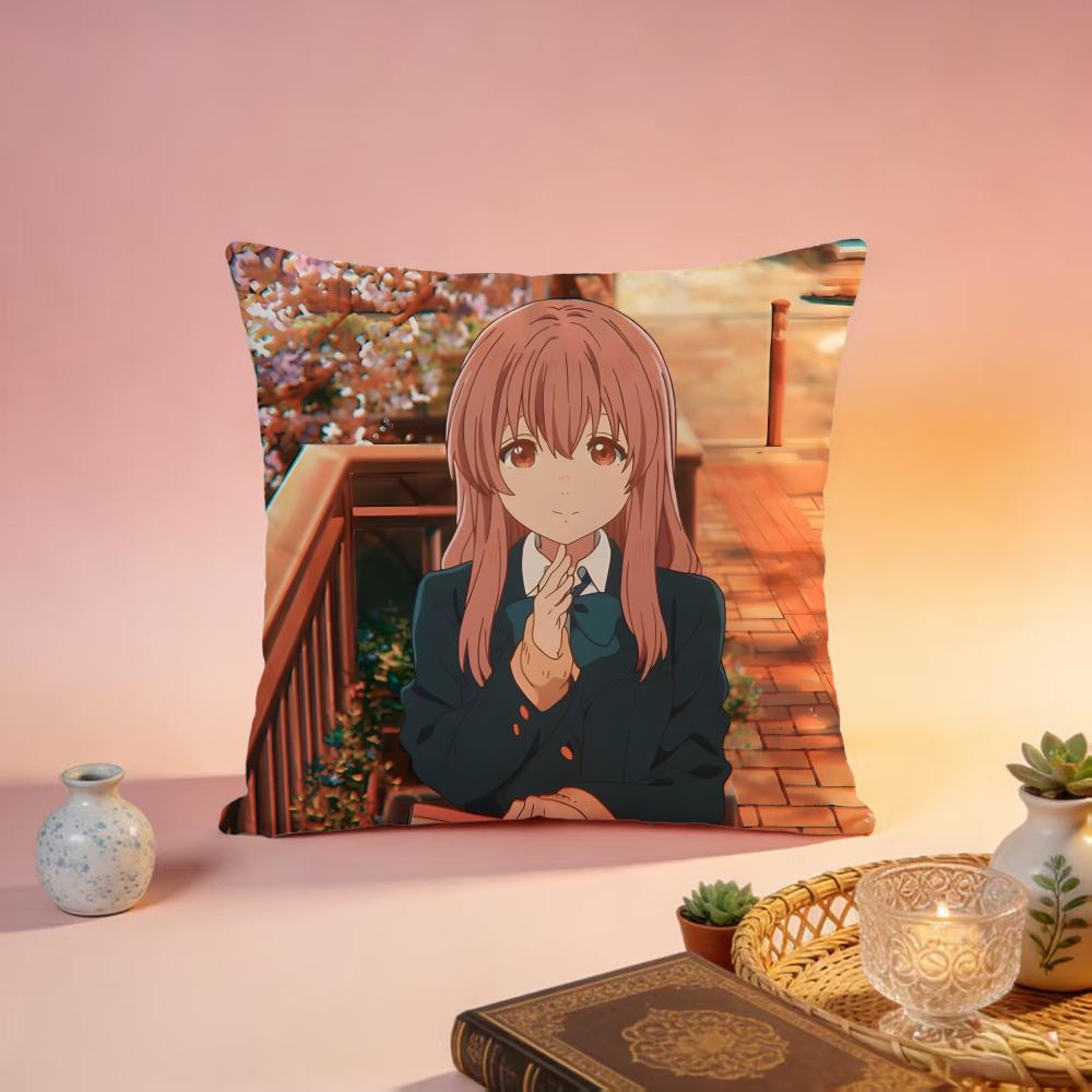 Popular AASilent Voiceed Cushion Cover Premium SkinFriendly Pillow Case MultiPurpose for Home Office Travel