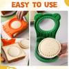 Sandwich Cutter og Sealer DIY Decruster Sandwicher Flott for frokost, appelsin