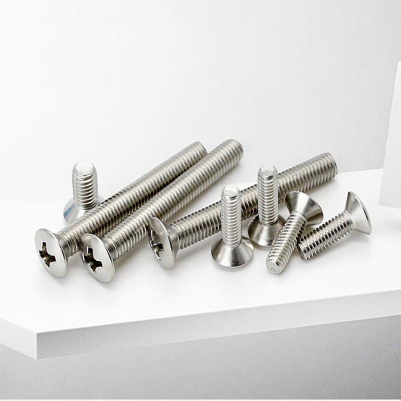 304 Stainless Steel Pan Head Screws, Cross Slot, M3/M4/M6 Sizes