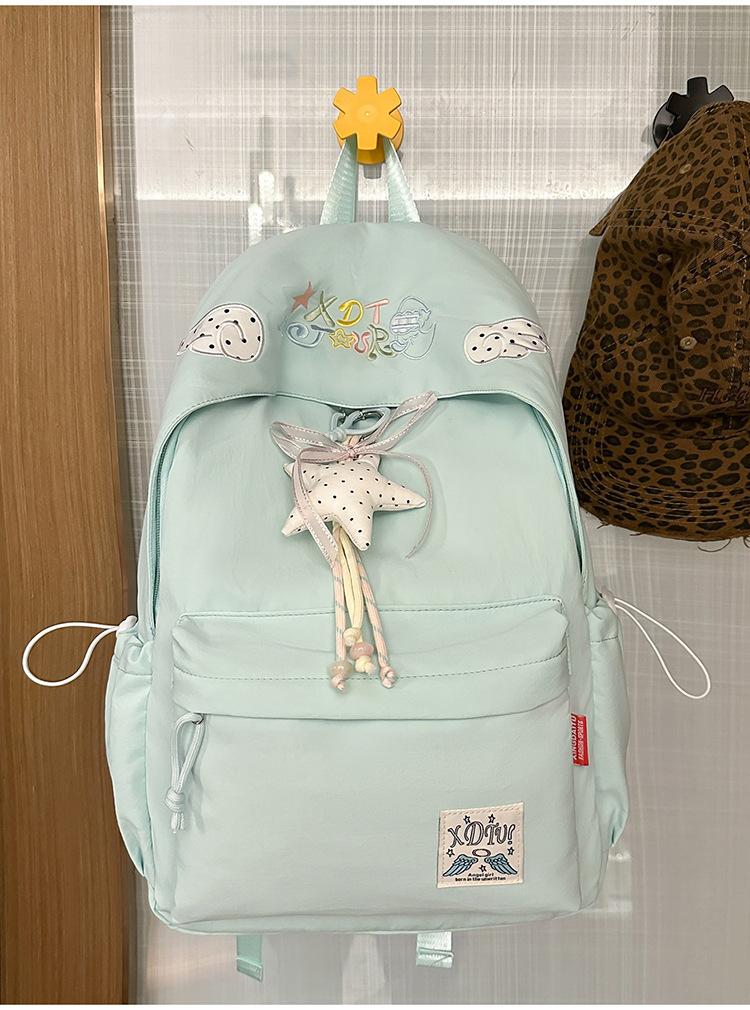Schoolbag Versatile Lightweight Travel Backpack Japanese ins Campus School Bag Female Junior High School High School Student Simple Backpack