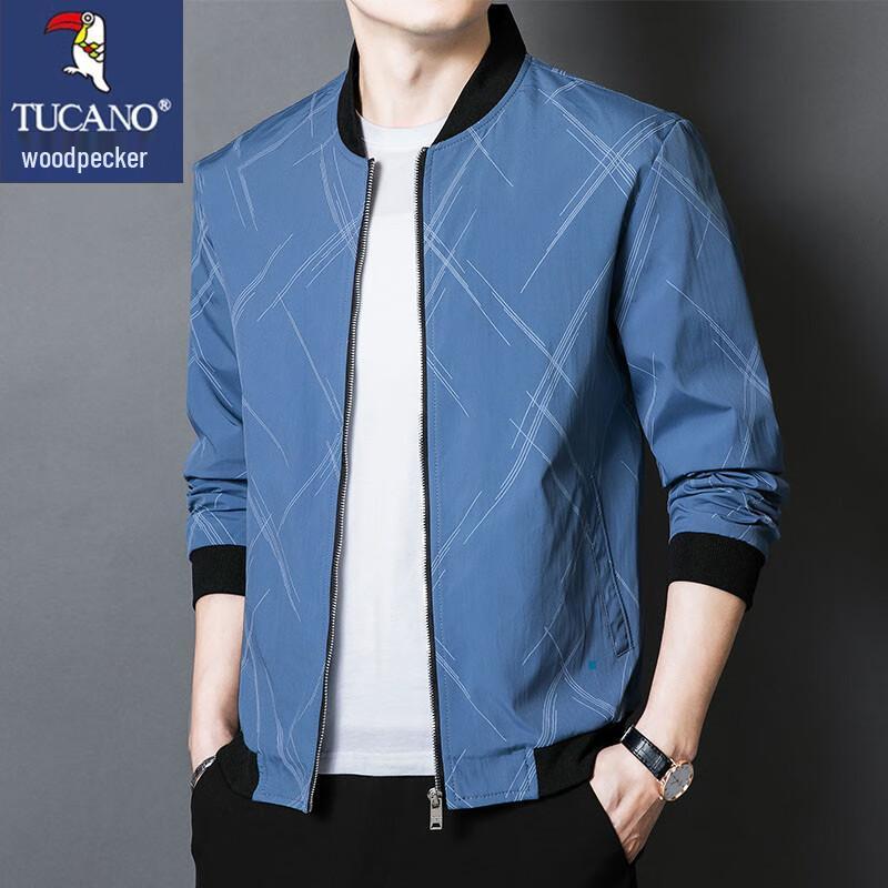 Tucano Men's Baseball Collar Windbreaker Jacket