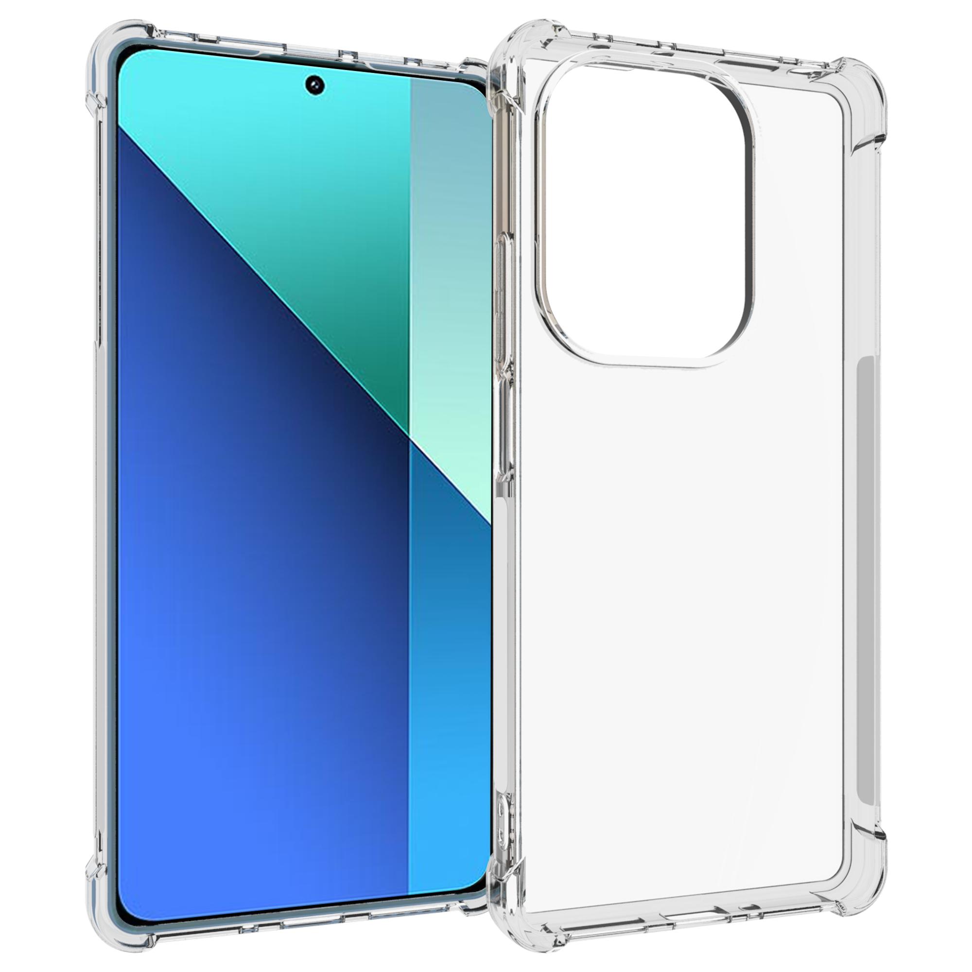 

For Xiaomi Redmi Note 13 Pro 4G/Poco M6 Pro 4G Case TPU Anti-slip Drop-proof Clear Phone Cover A