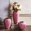 Europeisk Rosa Vase Ornament for Tørkede Blomster - Liten Frisk Kreativ Hjemme- og Spiseborddekorasjon