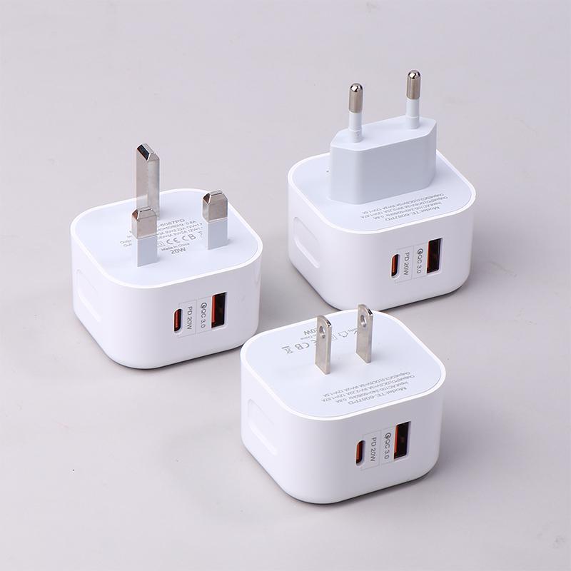 USB Type C Charger PPS Fast Charge Dual Port Fast Charging European And American Standard Head For Laptop