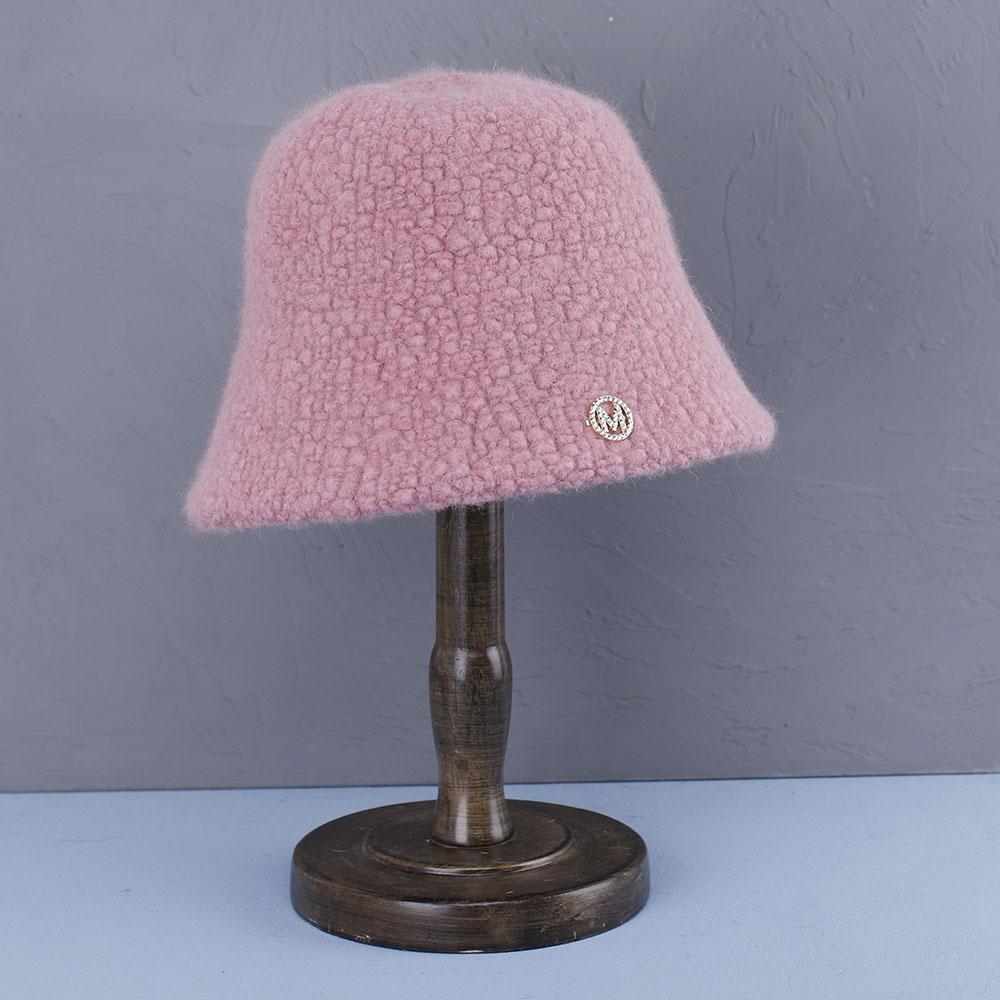 Hat Soft Women's Winter Bucket Hat Felt Lamb Wool for Girl Autumn and Winter Fashion Fur Panama Hip Hop Hat Off White Cap