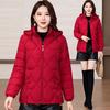 Winter Down Cotton Cotton Jacket Women's Warm Padded Jacket 2025 New Fashion Long Sleeve Removable Hat, Short Slim Fit