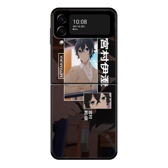 

Чехол аниме Hori San To Miyamura Kun для Samsung Galaxy Z Flip 4 Z Flip3 5g, чехол для Galaxy Z Flip Pc, жесткий чехол для телефона Samsung Z Flip3 5G