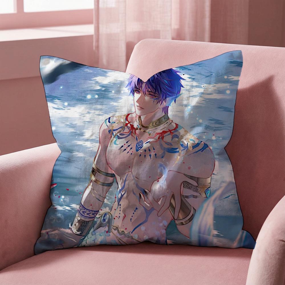 R-Rafayel Love D-Deepspace Cushion Cover Multi-Scene Pillow Cover for Home & Car - Reversible, Soft & Durable for Daily Use