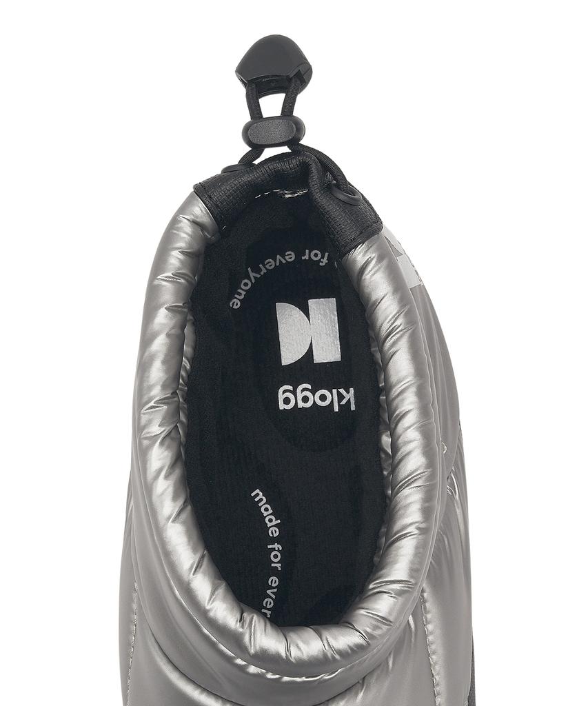 Klogg Puffy Mini - Metallic Silver