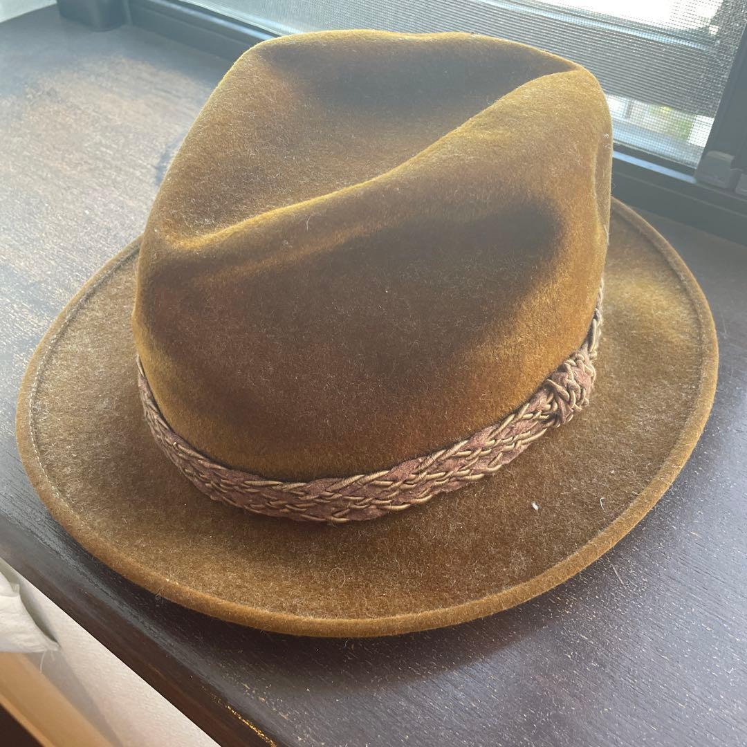 Used 60s VINTAGE Portis homburg hat