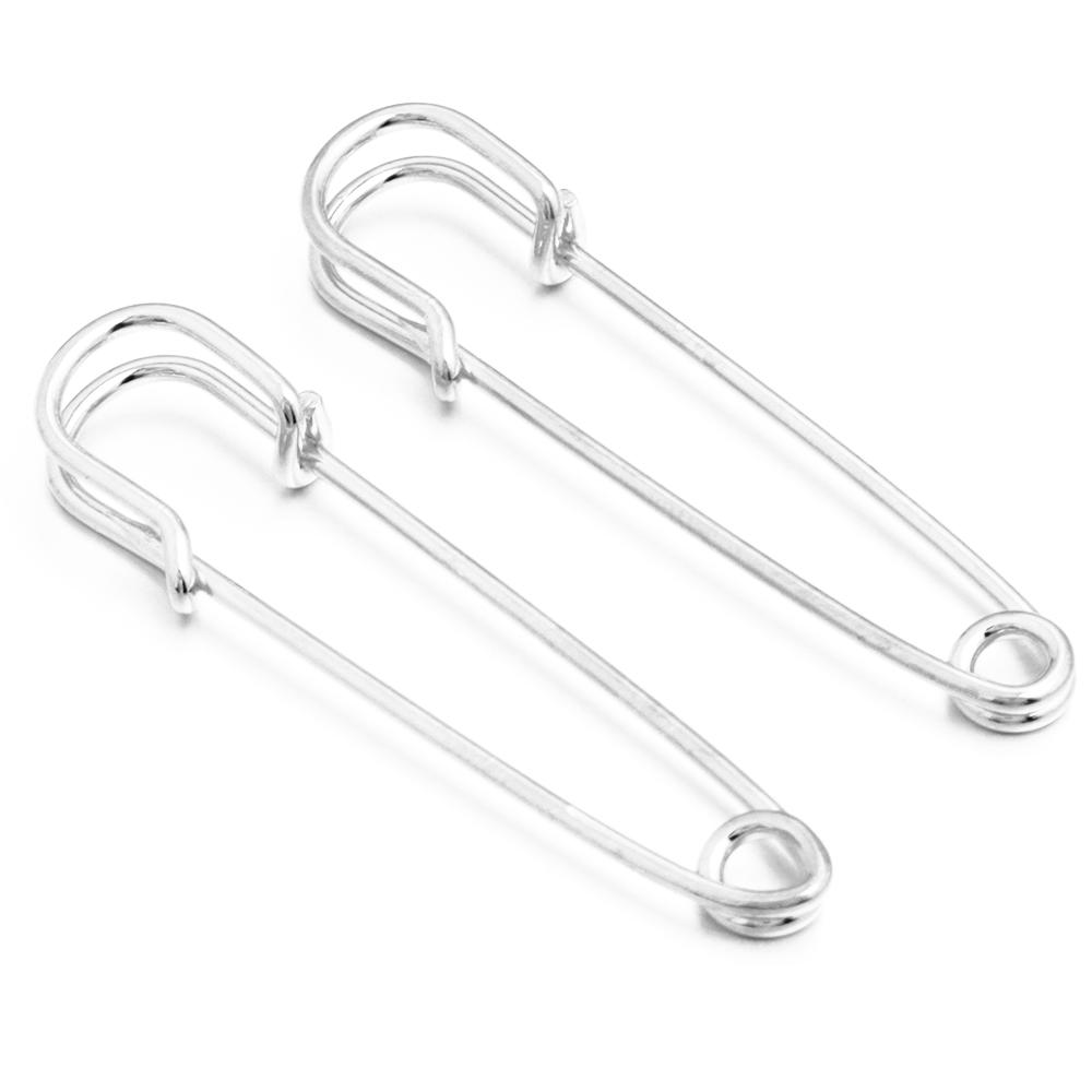 5-10pcs/lot Gold Safety Pins Brooches Blank Base Brooch Pin with Holes Fasteners Pin For DIY Jewelry Making Supplies Accessories