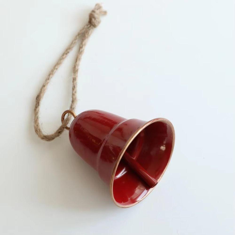 Creative Christmas Bell Pendant Exquisite Metal Hanging Bells Holiday Party Decorations
