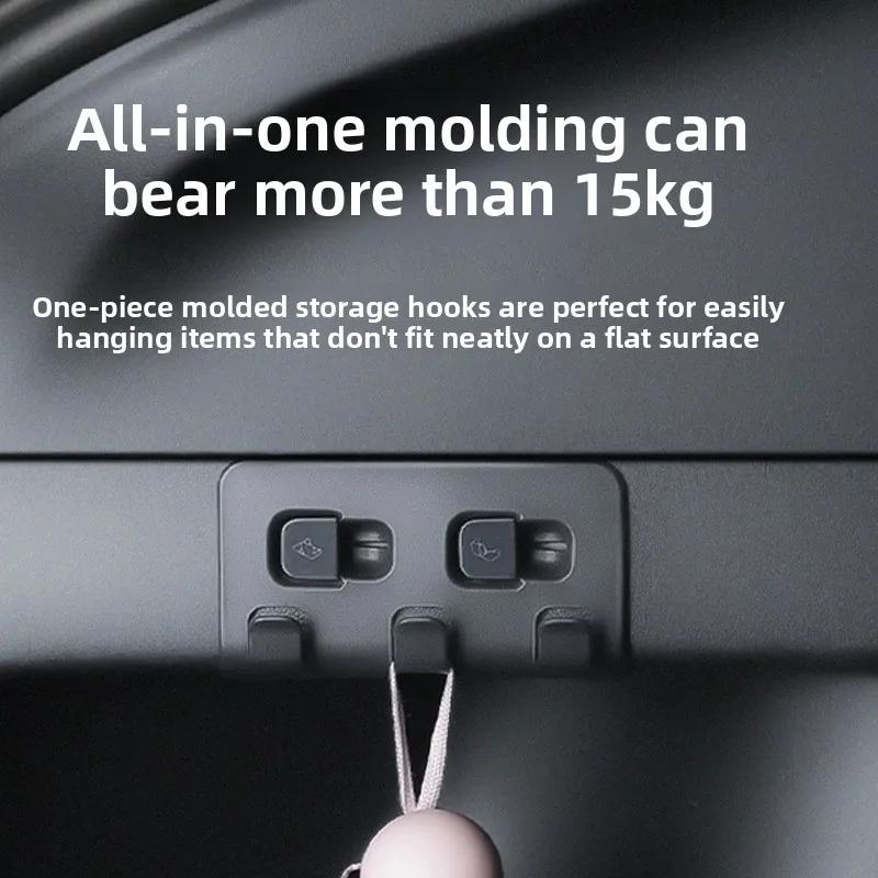 Car Sticker For Tesla Model Y 2020-2025 Hook Bracket Trunk Hook Side Button Hook Accessories Tools Car Modification