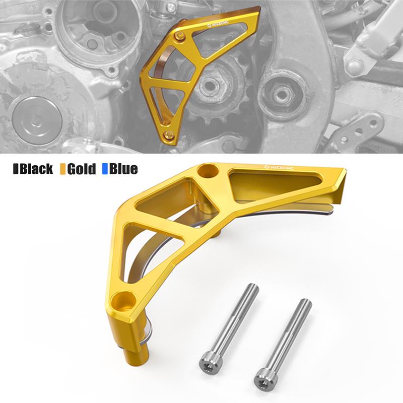 For Suzuki DRZ400S DRZ400SM 2000-2024 Motorcycle Front Sprocket Guard Chain Cover Case Saver DR-Z 400S 400SM 2023 2022 2021 2021
