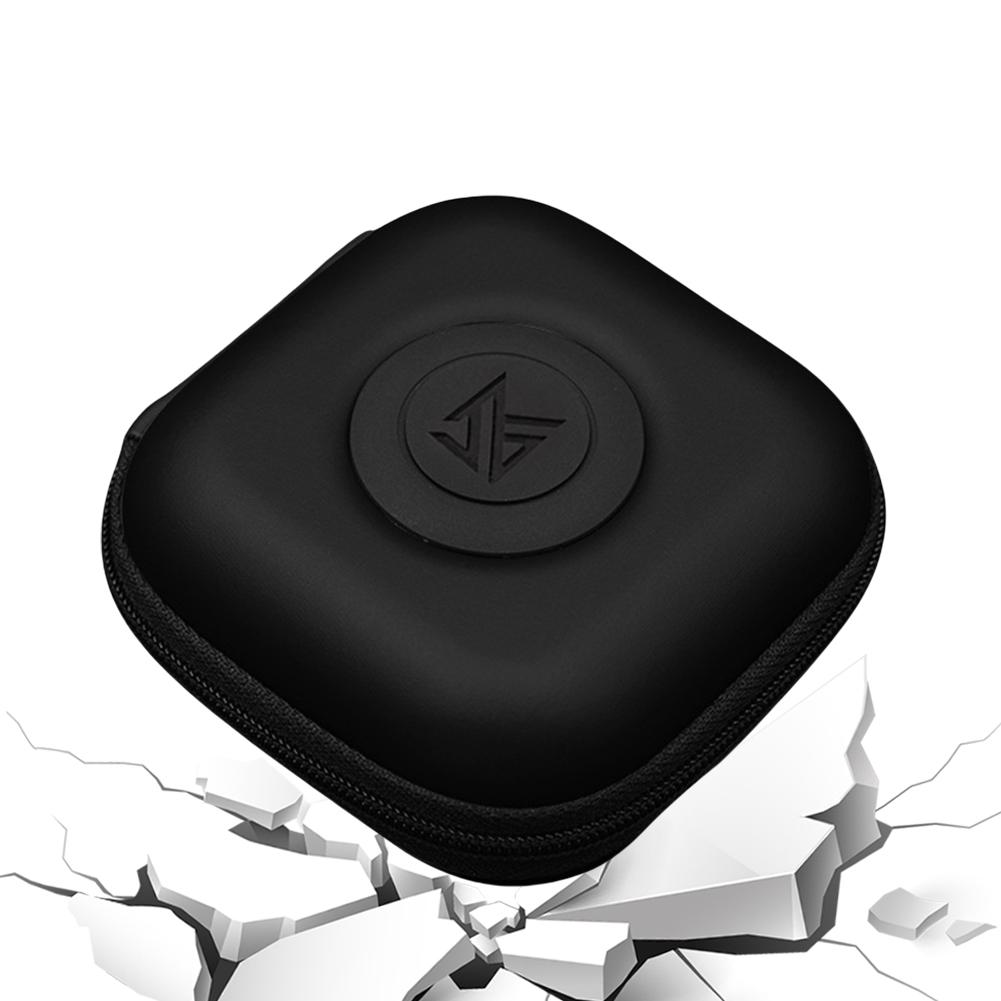 1-10PCS KZ Earphones Oval Storage Bag Wired Headphones PU Zipper Storage Box Portable Hold Case Container for KZ BA10 AS10 ES4