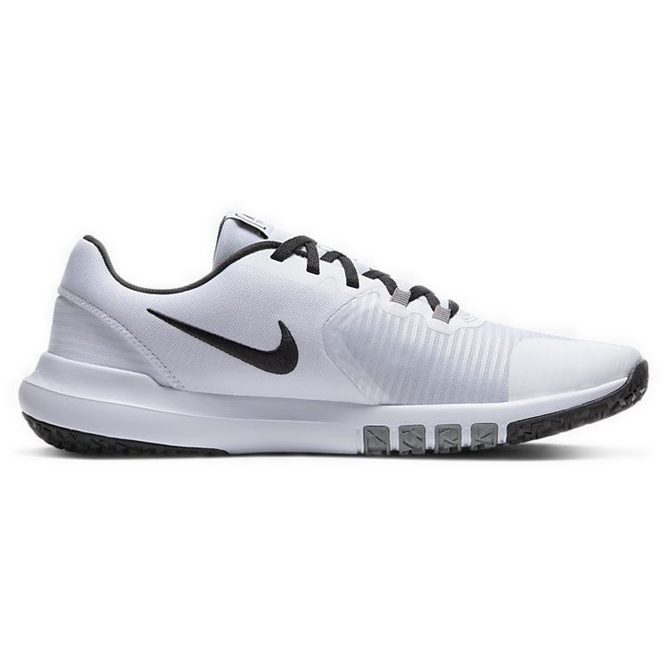 Nike Flex Control 4 White Men Sneakers Smoke-Grey Black CD0197-100