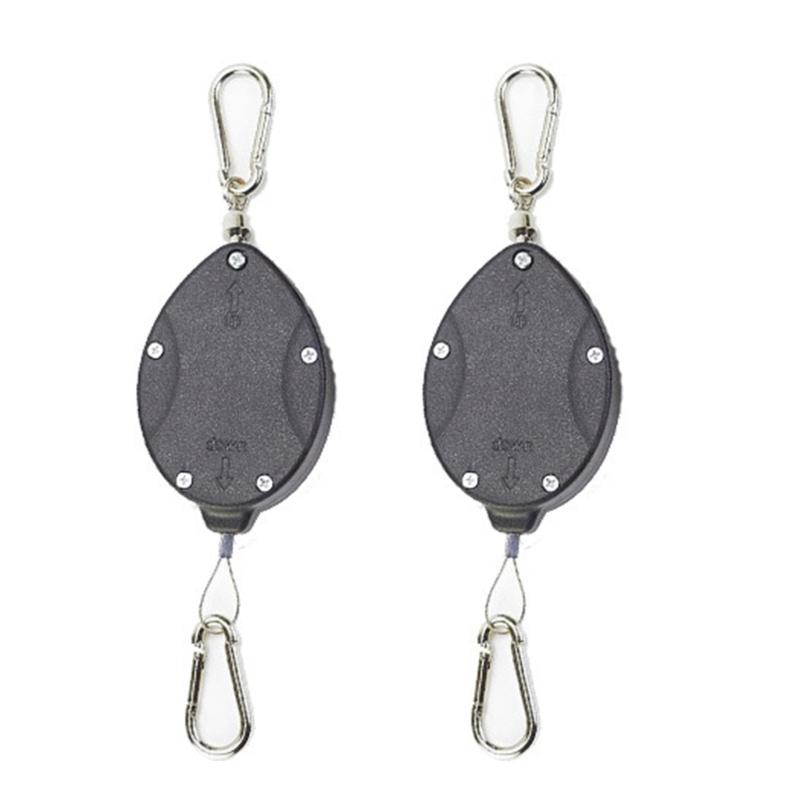 

Retractable Hooks for Planter and Decorations Ideal for Home and Garden Spaces Indoor and Outdoor Plant Hangers 1