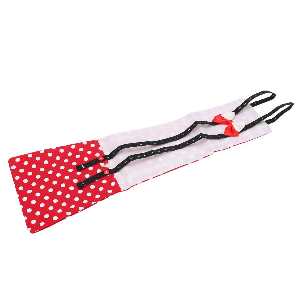 Chicken Diapers Adjustable Waterproof Washable and Reusable Diapers for Chickens and DucksRed and