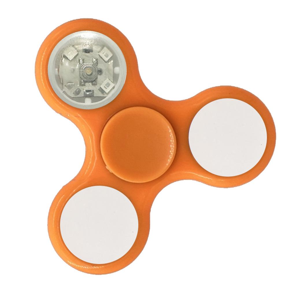 Luminous Spiral Fingertip Gyroscope with Rainbow Lights - Dazzling Spin Toy