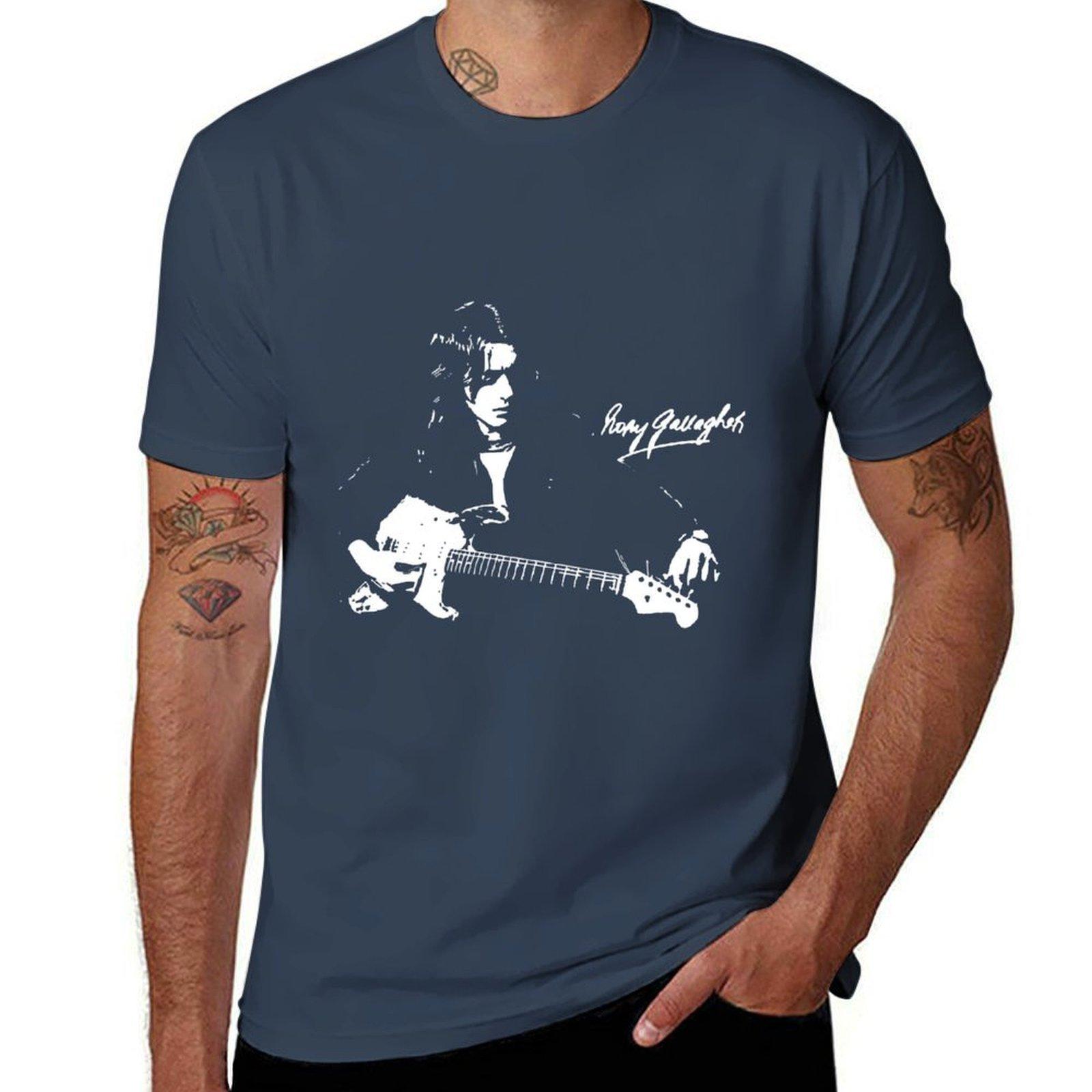 Rory Gallagher Tshirt Big Size Loose Fit Tee Shirt S