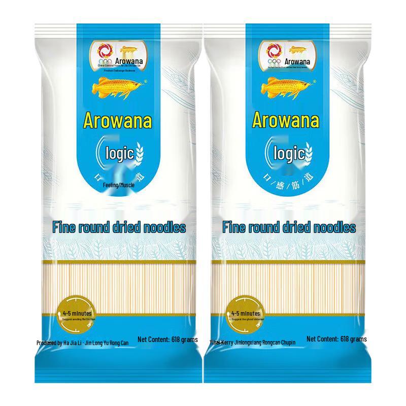 Golden Arowana Chewy Thin Round Dried Noodles