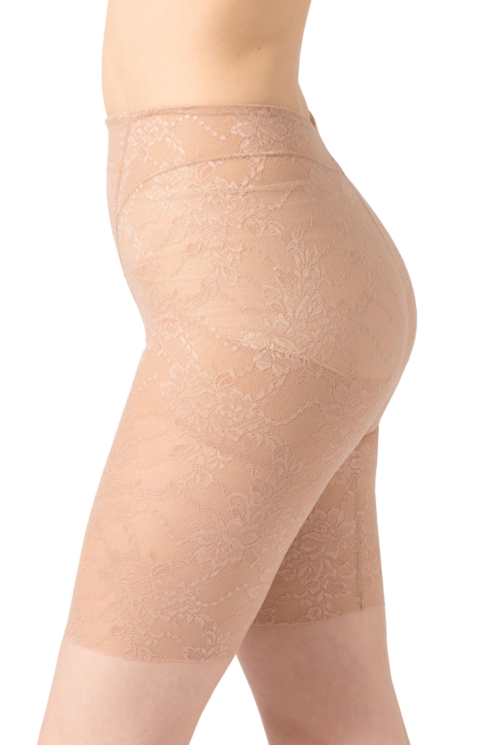 

Бандаж Andijur Поднимает и Подчеркивает Красивые Ягодицы Живот Бедра Бедра Нижнее Белье [Эффективно Ягодицы] Подтягивающий, Утягивающий, Кружевной, Поднимающий, бежевый